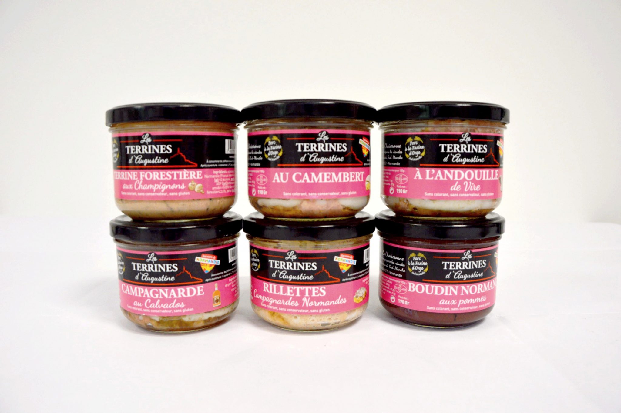 Lot de 6 terrines classiques 190g La Chaiseronne